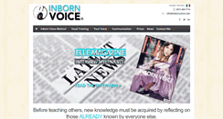 Desktop Screenshot of inbornvoice.com